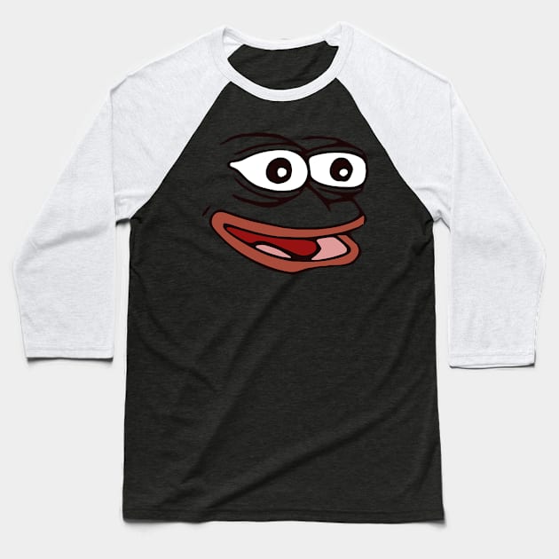 Pepe the Frog Feels Good Man - Point Emerging Probably Entering Baseball T-Shirt by SolarCross